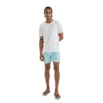 DeFacto Çizgili File Astarlı Kısa Boy Deniz Şortu, 2XL, U0024AZ24HS, Turkuaz-TR481, Erkek