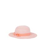 DeFacto Çizgili Hasır Şapka Kız Çocuk, 5-9 Yaş, D8419A825SM, Pembe-PN1, Kız çocuk