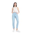 DeFacto Comfort Mom Yüksek Bel Kısa Paça Jean Pantolon, 36, E1677AX25SM, Mavi-NM39, Kadın