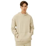 DeFacto Comfort Regular Fit Rahat Kalıp Kapüşonlu Kanguru Cepli Basic Düz Sweatshirt, M, B4446AX24SP, Gri-GR437, erkek