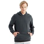 DeFacto Comfort Regular Fit Rahat Kalıp Kapüşonlu Kanguru Cepli Basic Düz Sweatshirt, M, B4446AX24SP, Yeşil-GN1082, erkek