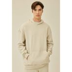 DeFacto Comfort Regular Fit Rahat Kalıp Kapüşonlu Kanguru Cepli Basic Düz Sweatshirt, S, B4446AX24SP, Gri-GR437, erkek