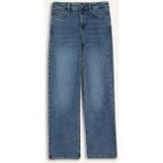 DeFacto Comfort Straight Normal Bel Bilek Boy Jean Yıkamalı Pantolon F9726AX25WN - Mavi-NM28 - 36
