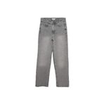 DeFacto Comfort Straight Normal Bel Jean Yıkamalı Pantolon, 34, H5367AX26SM, Gri-NM55, Kadın