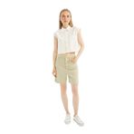 DeFacto Coool Regular Fit D0964AX24SM Yeşil-GN1156 Kadın Normal Bel Kısa Paça Gabardin Şort
