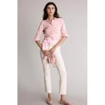 DeFacto Crop Flare Fit Normal Bel Gabardin Pantolon, 36, H2626AX26SM, Beyaz, Kadın