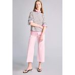 DeFacto Culotte Yüksek Bel Geniş Paça Gabardin Pantolon, 36, C7535AX26SM, Pembe, Kadın