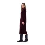 DeFacto D7510AX24WN Bordo-BR171 Kadın Basıc Triko Elbise