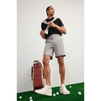 DeFacto D9249AX25SP Gri-GR67 Erkek Slim Fit Dar Kesim Sporcu Dokuma Şort