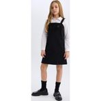 DeFacto D9306A8 Siyah Kız Çocuk Elbise