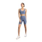 DeFacto DeFactoFit Biker Beli Saran Seamless Sporcu Tayt Mavi M