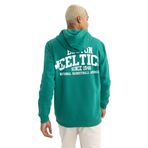 DeFacto DeFactoFit NBA Boston Celtics Standart Fit Kapüşonlu Kalın Sweatshirt Yeşil XS