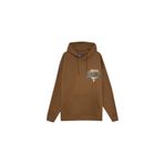 DeFacto DeFactoFit NBA Chicago Bulls Oversize Geniş Kalıp Kapüşonlu Kalın Sweatshirt Kahve M