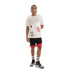 DeFacto DeFactoFit NBA Chicago Bulls Standart Fit Düz Paça Şort Siyah L