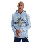 DeFacto DeFactoFit NBA Golden State Warriors Standart Fit Kapüşonlu Sweatshirt Mavi L