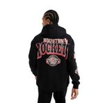 DeFacto DeFactoFit NBA Houston Rockets Comfort Fit Kapüşonlu Kalın Sweatshirt Siyah XL