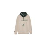 DeFacto DeFactoFit NBA Los Angeles Lakers Boxy Fit Kapüşonlu Fermuarlı Kalın Sweatshirt Bej S