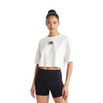 DeFacto DeFactoFit NBA Wordmark Oversize Fit Bisiklet Yaka Nakış Baskı Kısa Kollu Tişört Ekru XL