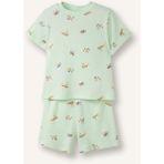 DeFacto Desenli Fitilli Kaşkorse 2'li Pijama Takımı Erkek Bebek H4030A526HS - Yeşil-GN1094 - 12 - 18 Ay