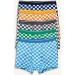 DeFacto Desenli Penye 5'li Boxer Erkek Çocuk H0706A826SP - 5 - 6 Yaş - Mavi-BE335