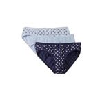 DeFacto Desenli Ribana 3'lü Slip Külot Kız Çocuk, 11-12 Yaş, H0812A826SP, Mavi-BE366, kız-çocuk