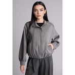 DeFacto Dik Yaka Blazer Ceket Gri, 42, G9097AX26SP, Gri-GR394, Kadın