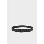 DeFacto Dikdörtgen Toka Suni Deri Kemer, 90, F7033AX, BLACK, erkek