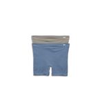 DeFacto Dikişsiz Seamless 2'li Boxer Kız Çocuk, 9-10 Yaş, H1072A826SP, Mavi-BE746, kız-çocuk