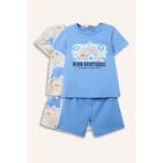 DeFacto Dinozor Baskılı 2li Pijama Takımı Erkek Bebek H4034A526HS