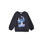 DeFacto Disney Lilo & Stitch Bisiklet Yaka Sweatshirt Kız Bebek, 18-24 AY, G0059A525WN, Antrasit-AR1, kız-bebek