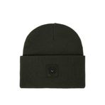 DeFacto Dokuma Etiketli Triko Bere, Tek Ebat, F4130AX, KHAKI MELANGE, Erkek