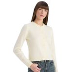Defacto Düğmeli Triko Hırka Sarı, 2XL, E3654AX25SP, Sarı-YL514, Kadın, XXL