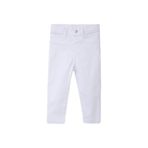 DeFacto Düz Paça Pantolon Erkek Bebek, 9-12 Ay, B6744A526SP, Beyaz-WT34, Erkek bebek