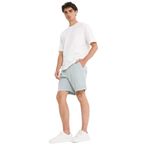 DeFacto E1242AX25SM Mavi-BE505 Erkek Relax Fit Gabardin Bermuda Şort Mavi