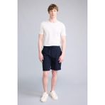 DeFacto E2606AX26SM Lacivert-NV82 Regular Fit Dokulu Basic Bermuda Erkek Şort