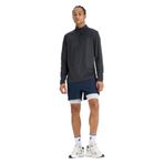 DeFacto E9365AX25AU Lacivert-NV253 Erkek Slim Fit Dar Kesim Sporcu İçi Taytlı Kısa Paça Şort