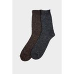 DeFacto Erkek 2'li Yün Kışlık Çorap H1504AXNS - 41 - 44 - Çok Renkli-KR1