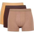 DeFacto Erkek Basic Düz 3'lü Boxer C9551AX24WN - Kahve-BN151