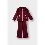 Defacto Erkek Bebek 2li Takım Fermuarlı Sweatshirt Eşofman Altı G4348a525wnbr285 Bordo-br285