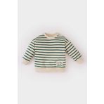 DeFacto Erkek Bebek Bisiklet Yaka Çizgili Sweatshirt E0280A525SP
