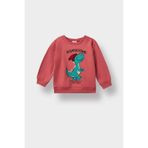 DeFacto Erkek Bebek Bisiklet Yaka Dinozor Baskılı İçi Yumuşak Tüylü Sweatshirt F4531A525AU