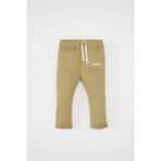 DeFacto Erkek Bebek Duble Düz Paça Cepli Bağcıklı Beli Lastikli Gabardin Pantolon D3358A524WN - 4 - 5 Yaş - Haki-KH497