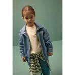 DeFacto Erkek Bebek Fermuarlı Nakışlı Denim Ceket, 4-5 Yaş, G7015A526SP, Mavi-NM28, Bebek-Erkekler