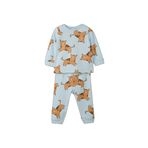 DeFacto Erkek Bebek Kaplan Desenli Pijama Takımı, 2-3 Yaş, G8834A526SP, Turkuaz-TR152, erkek-bebek