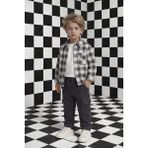 DeFacto Erkek Bebek Loose Fit Beli Lastikli Eşofman Altı G6147A526SP - 12 - 18 Ay - Antrasit-AR126