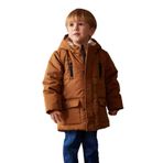 DeFacto Erkek Bebek Su İtici Polar Astarlı Mont, 9-12 Ay, A2211A523CW, Kahve-BN230, Bebek-Erkekler