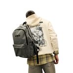 DeFacto Erkek Bej Boxy Fit Kapüşonlu Sırt Baskılı Sweatshirt Ekru S