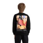 DeFacto Erkek Çocuk Avatar the Last Airbender Bisiklet Yaka İçi Yumuşak Tüylü Sweatshirt Siyah 8/9 Yaş