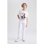 DeFacto Erkek Çocuk Beyaz Jean Pantolon - B5616a8/wt32