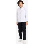 DeFacto Erkek Çocuk Düz Paça Basic Düz Gabardin Pantolon X4224A626SP - Siyah-BK81 - 5 - 6 Yaş